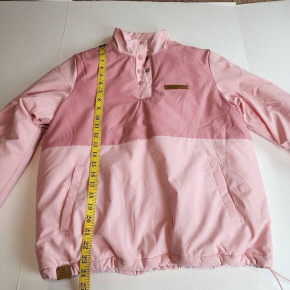 Simply Southern pullover jacket sz S women / teen Quarter snap Pink New - Picture 9 of 12